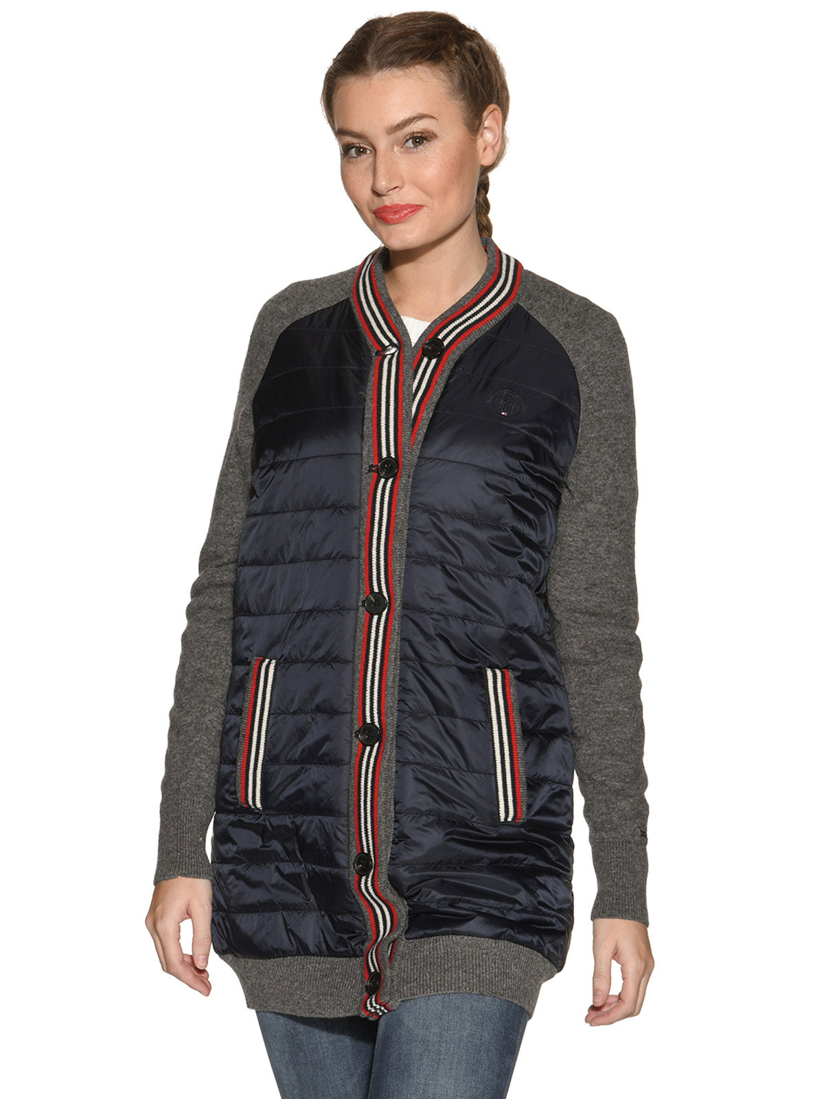 A Tommy Hilfiger Bryony Combo Long Bomber